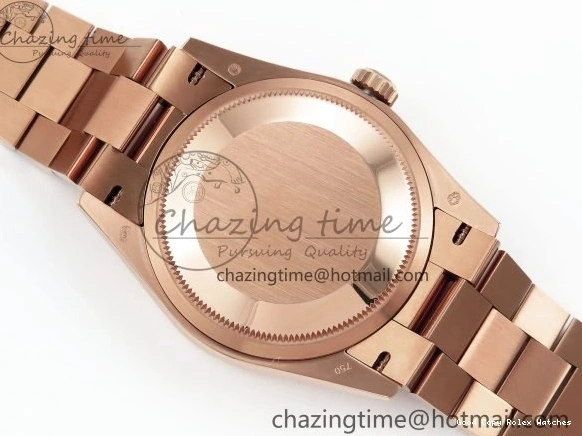 Good Copy Rolex Watches Edition RG on TWSF 36 Diamonds Diamonds Date Bezel Day SmartChoice Green 1608 Best Dial Roman RG A Bracelet 0114